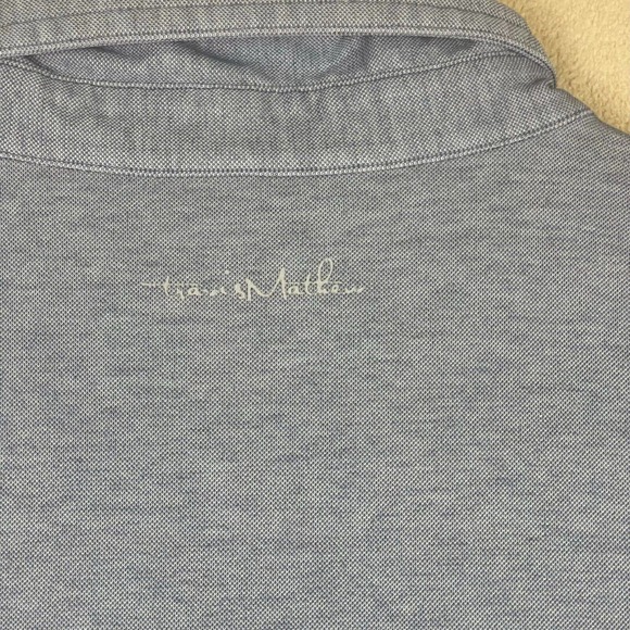 Travis Mathew Polo Golf Shirt Mens XL Slit Hem Breathable Prima Cotton Blend - Picture 11 of 14